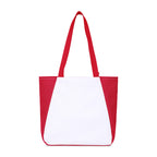 Arlo Recycled Tote Bag with Pen Loop Embroidery - Red - View 4