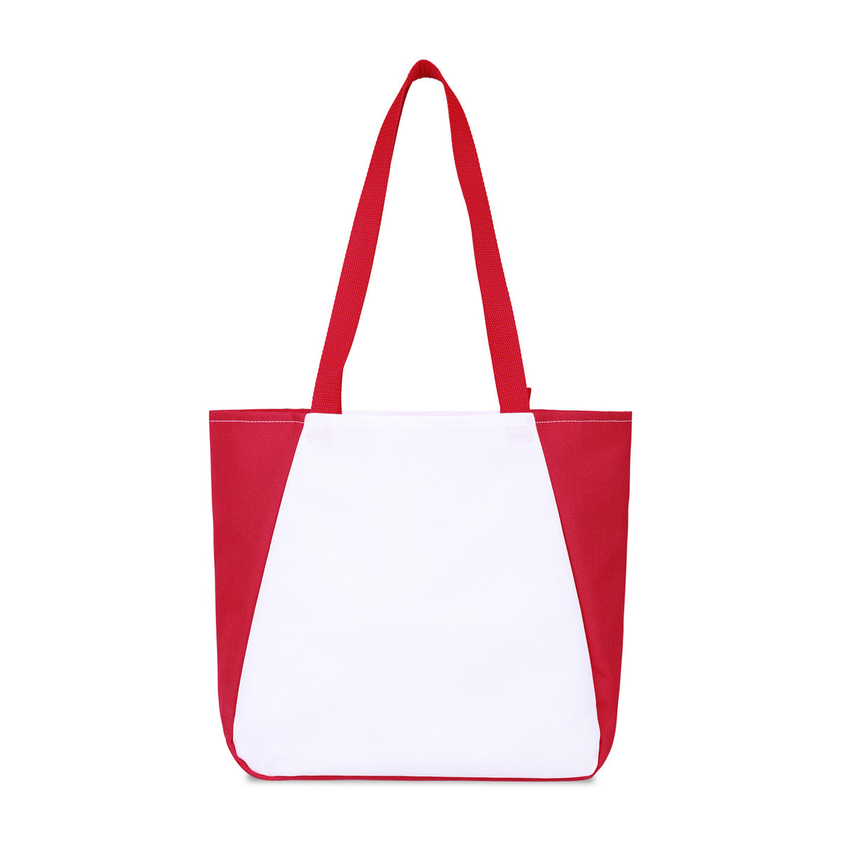 Arlo Recycled Tote Bag with Pen Loop Embroidery - Red - View 4