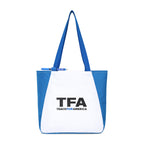 Arlo Recycled Tote Bag with Pen Loop Embroidery - Royal Blue - View 1
