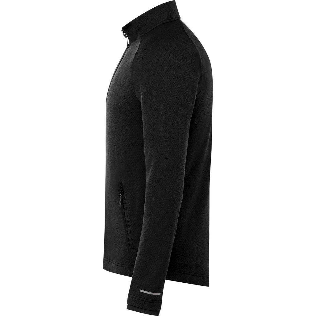Asgard Eco Knit Full Zip Jacket for Men Transfer - Black - Left Side