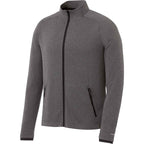 Asgard Eco Knit Full Zip Jacket for Men Transfer - Heather Dark Charcoal - Right Angle 2
