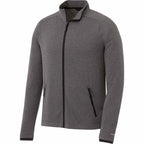 Asgard Eco Knit Full Zip Jacket for Men Transfer - Heather Dark Charcoal - Right Angle