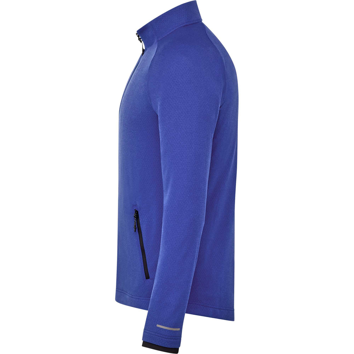 Asgard Eco Knit Full Zip Jacket for Men Transfer - New Royal Heather - Left Side
