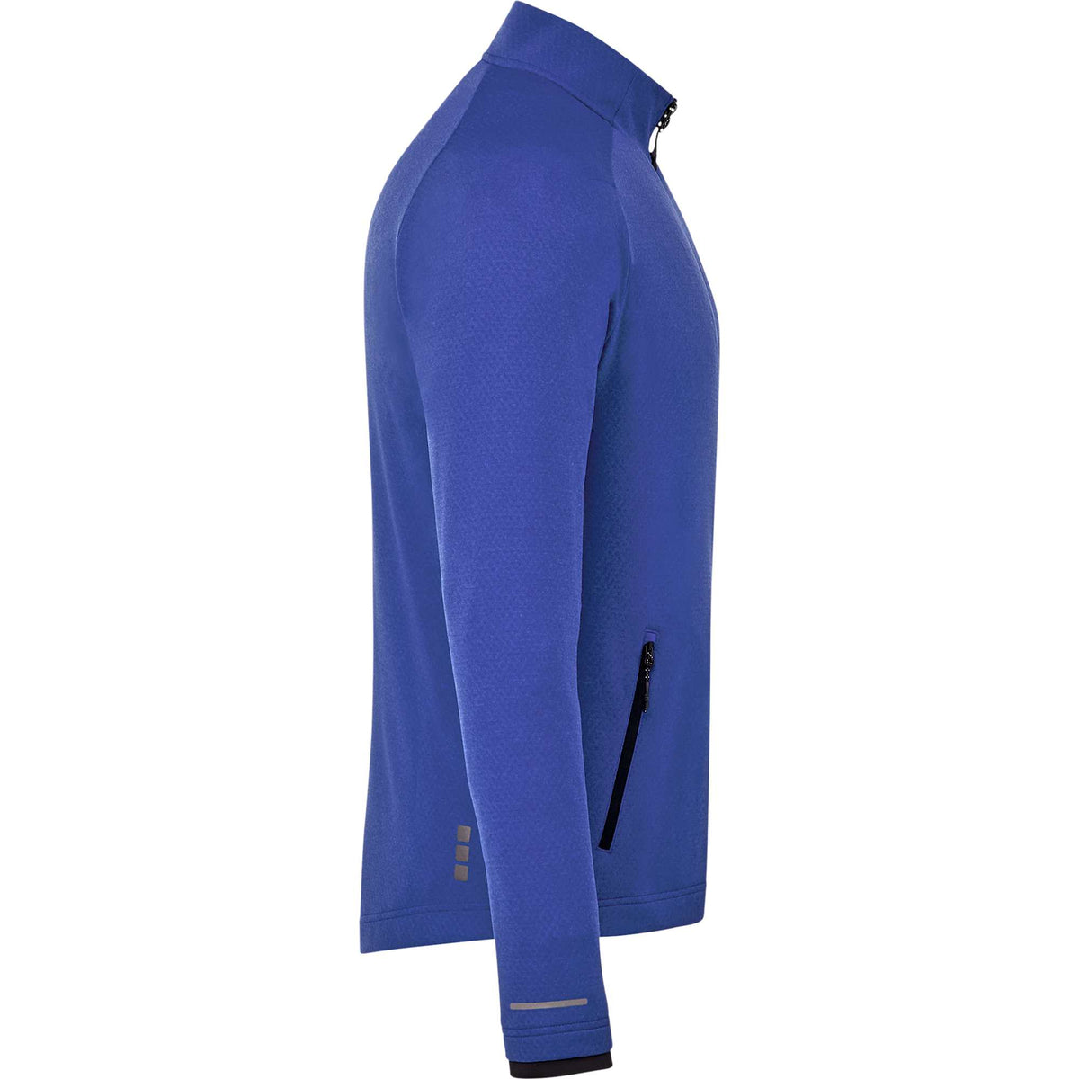 Asgard Eco Knit Full Zip Jacket for Men Transfer - New Royal Heather - Right Side