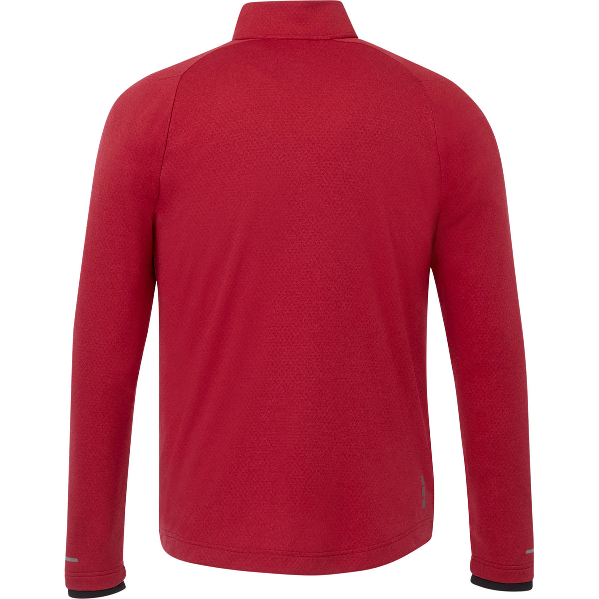 Asgard Eco Knit Full Zip Jacket for Men Transfer - Team Red Heather - Back