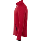 Asgard Eco Knit Full Zip Jacket for Men Transfer - Team Red Heather - Left Side