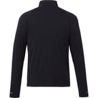 Asgard Eco Knit Quarter Zip for Men Embroidery - Black - Back