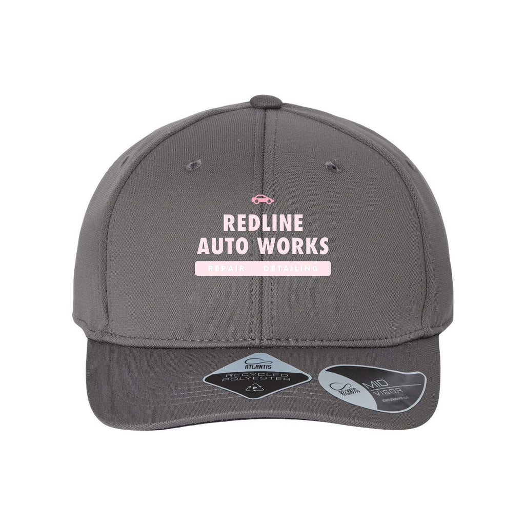 Atlantis Headwear Sustainable Honeycomb Cap Full Color - Dark Grey - Front