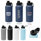 Austin Recycled Stainless Steel Bottle, 32 oz