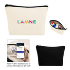 Aware Recycled Cotton Zip Pouch, 10 oz Embroidery