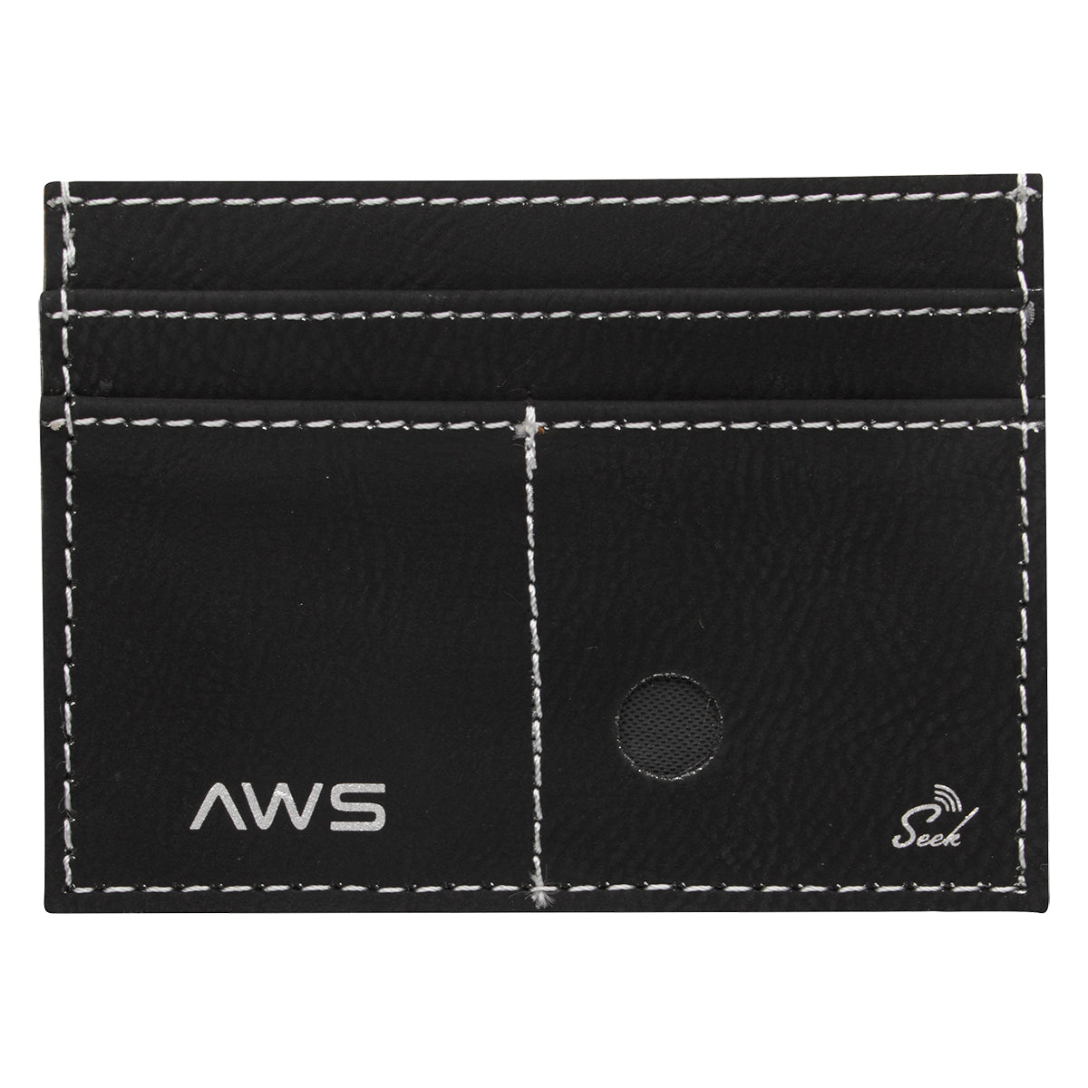 AWS Guardian RFID Card Wallet and Tracker Set - Black - Back