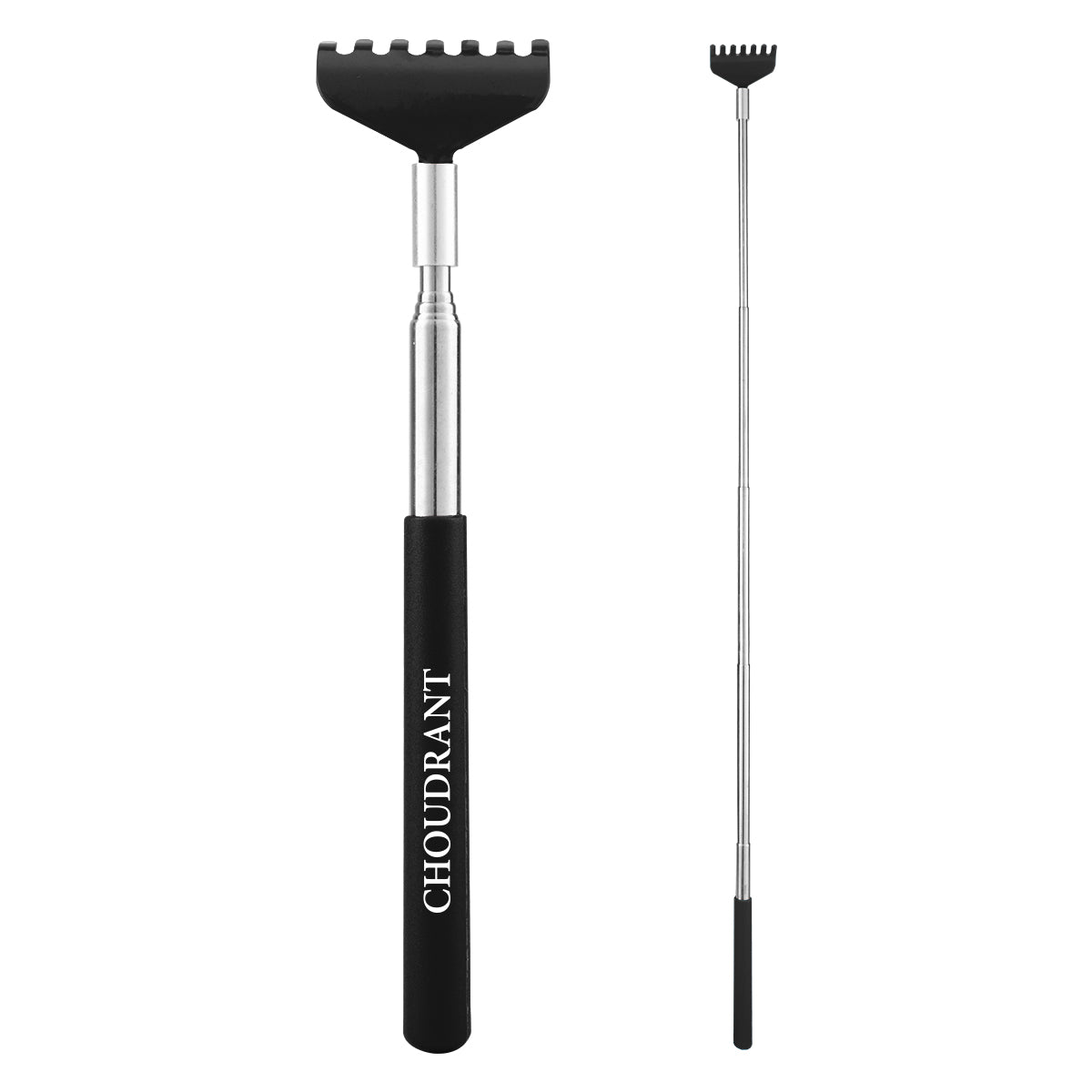 Back Scratcher That Extends - Black - Pad Print