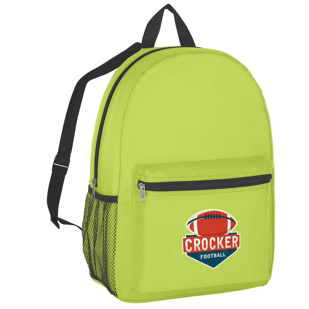 Backpack, Budget - Lime Green - Colorbrite