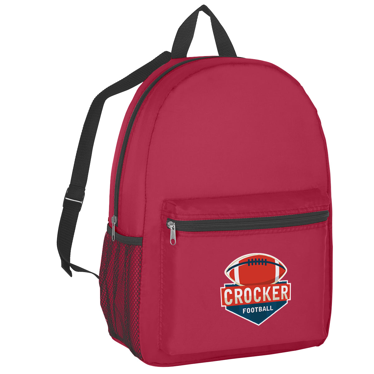 Backpack, Budget - Maroon - Colorbrite