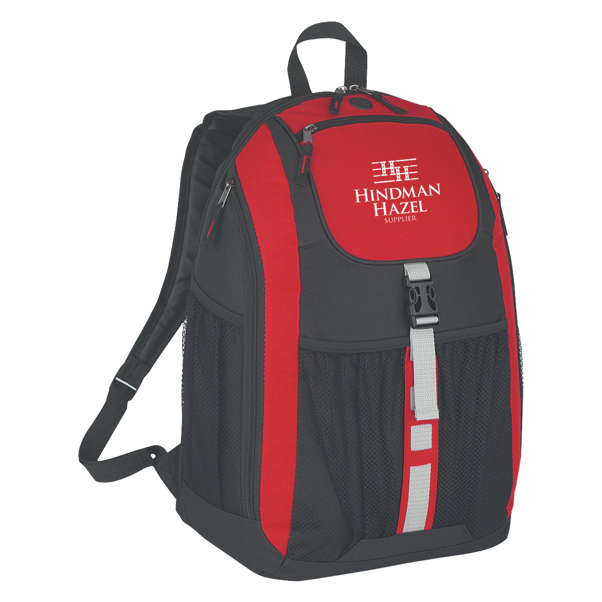 Backpack, Deluxe - Red - Silk Screen