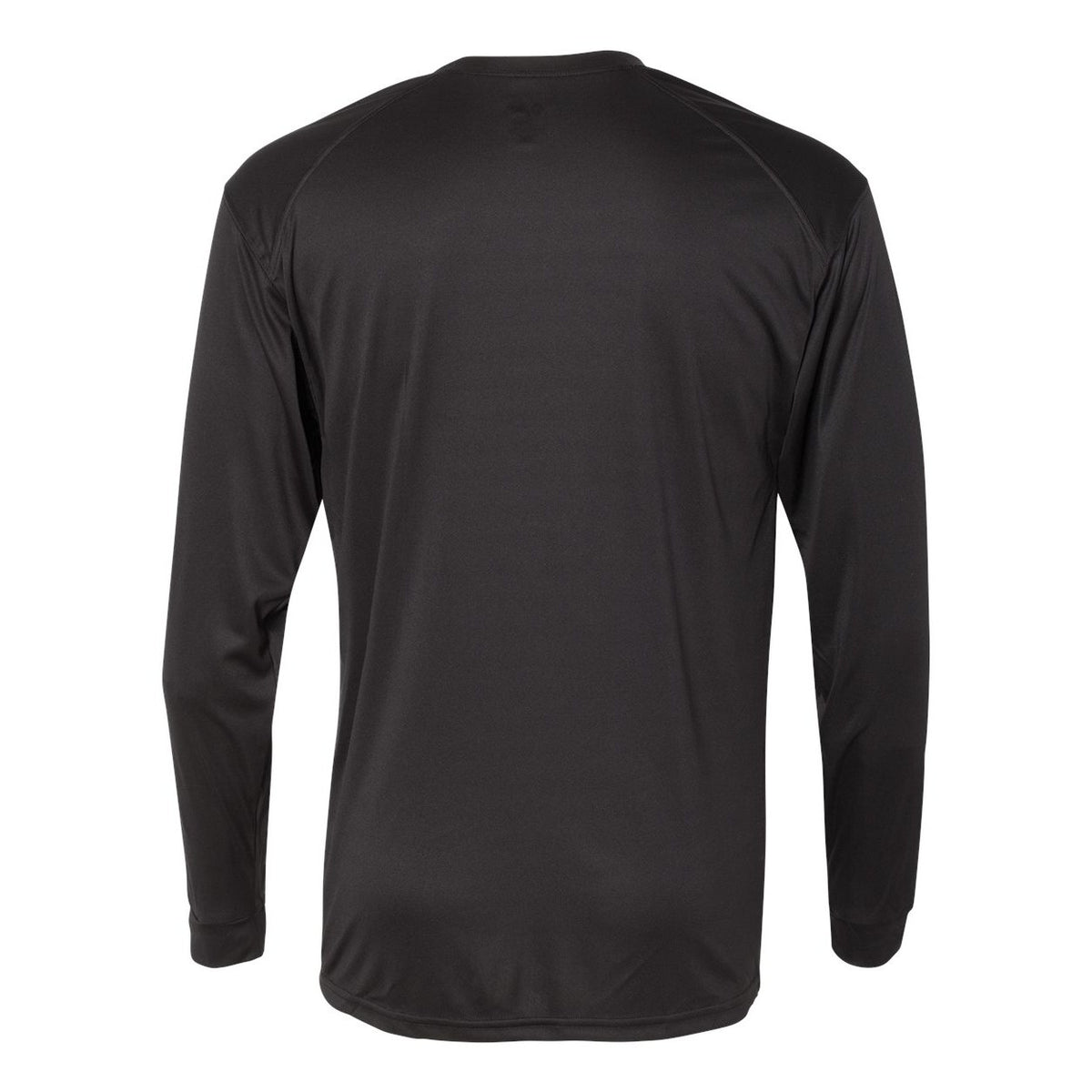 Badger Men's Ultimate SoftLock™ Long Sleeve T-Shirt Full Color - Black - Back