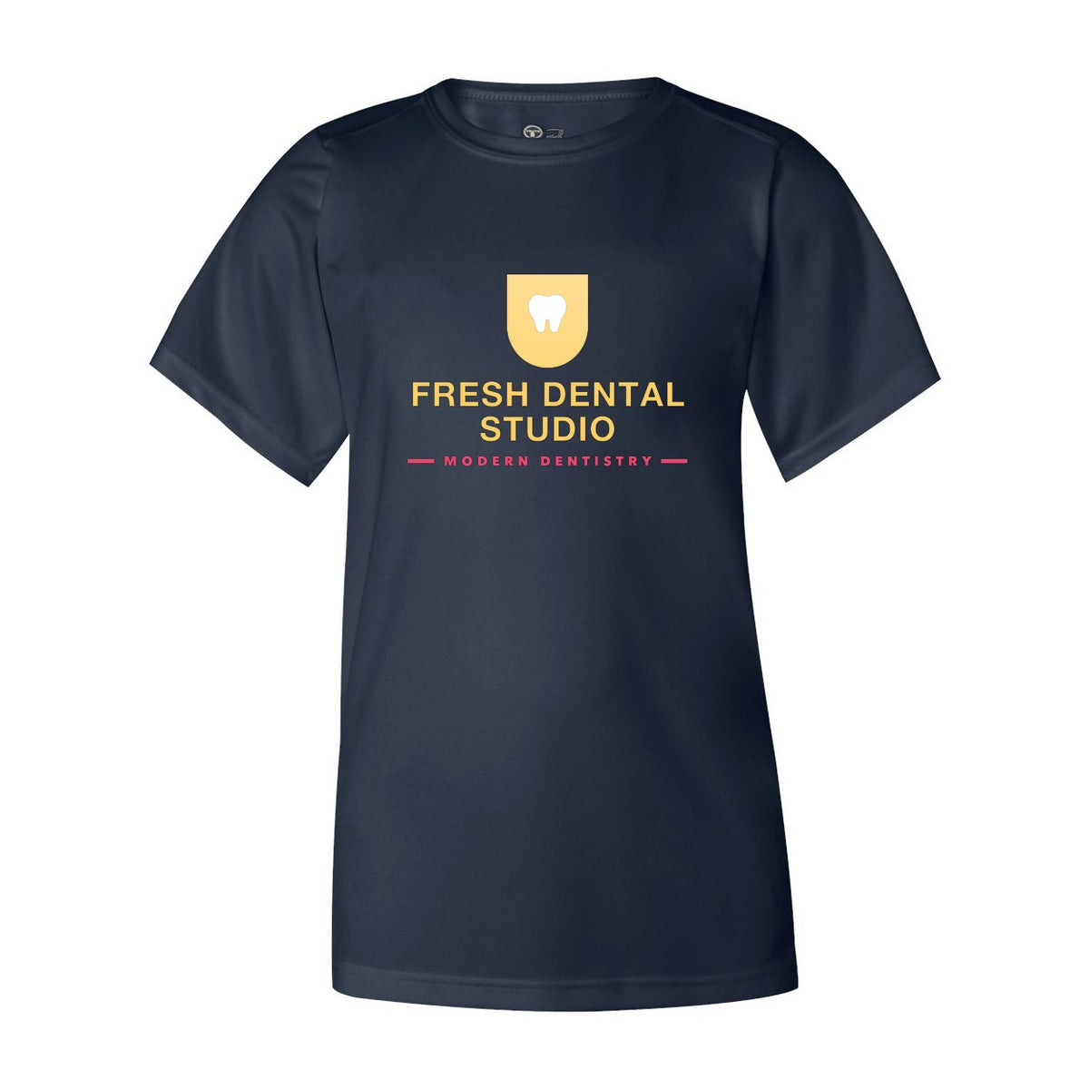 Badger Youth B-Core T-Shirt Full Color - Navy - Front