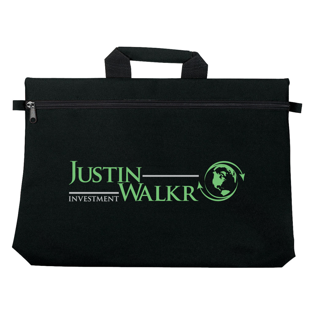 Bag for Documents Embroidery - Black - Colorbrite