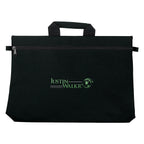 Bag for Documents Embroidery - Black - Embroidery
