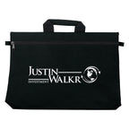 Bag for Documents Embroidery - Black - Silk Screen