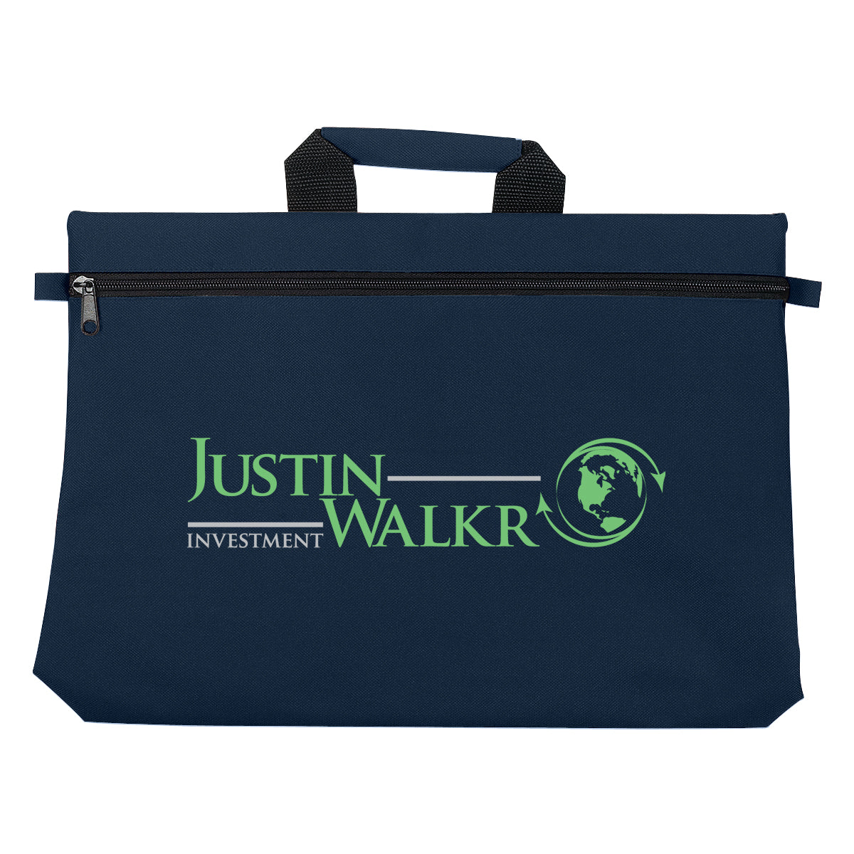 Bag for Documents Embroidery - Navy - Colorbrite