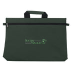 Bag for Documents - Forest Green - Embroidery