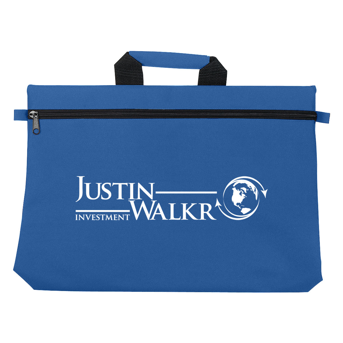 Bag for Documents - Royal Blue - Silk Screen