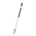 Baker Stylus Pen in Bamboo - White with Black - Front