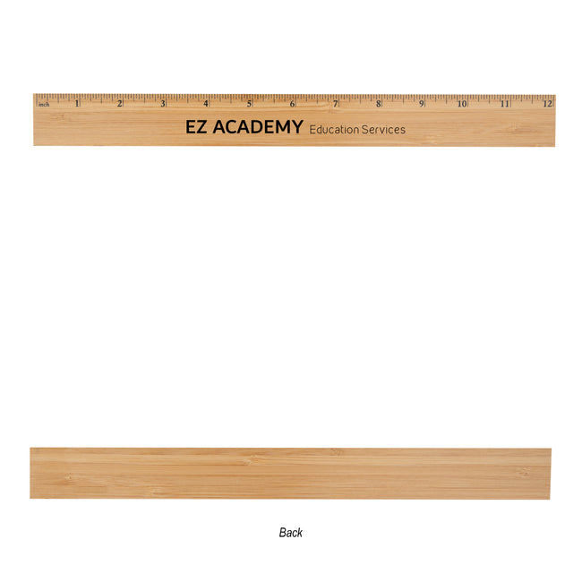 Bamboo Ruler, 12 Inch