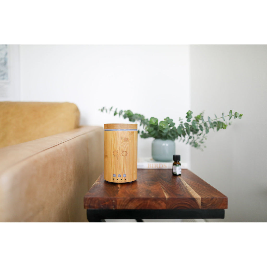 Bamboo Ultrasonic Oil Diffuser with Timer - Bamboo - View 5