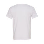 Bayside Unisex USA-Made Fine Jersey T-Shirt - White - Back