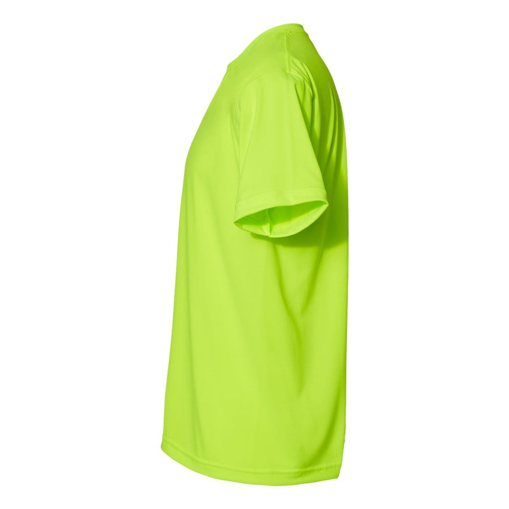 Bayside Unisex USA-Made Performance T-Shirt Full Color - Lime Green - Direct Side