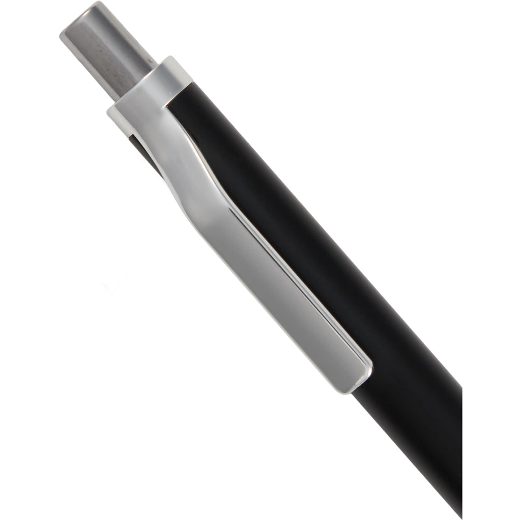 Beau Gel Pen in Recycled Aluminum Laser Engraving - Black - Detail 2
