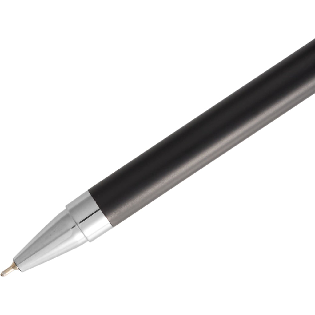 Beau Gel Pen in Recycled Aluminum Laser Engraving - Black - Detail