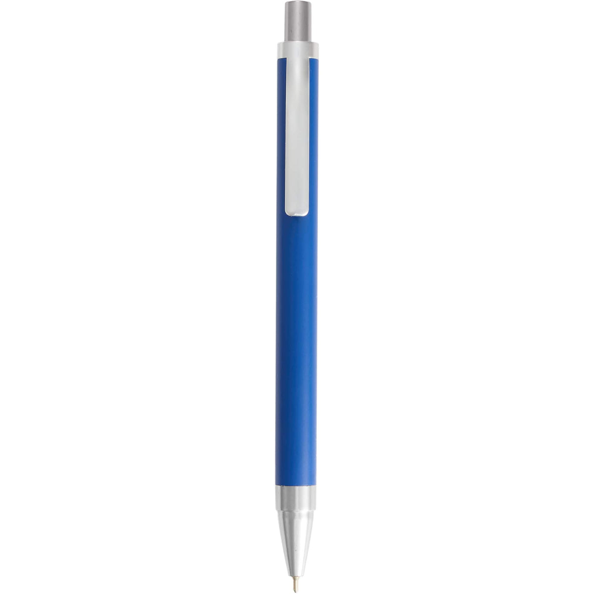 Beau Gel Pen in Recycled Aluminum Laser Engraving - Blue - Clip