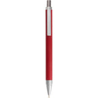 Beau Gel Pen in Recycled Aluminum Laser Engraving - Red - Clip