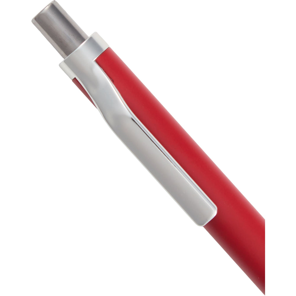 Beau Gel Pen in Recycled Aluminum Laser Engraving - Red - Detail 2