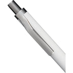 Beau Gel Pen in Recycled Aluminum Laser Engraving - White - Detail 2