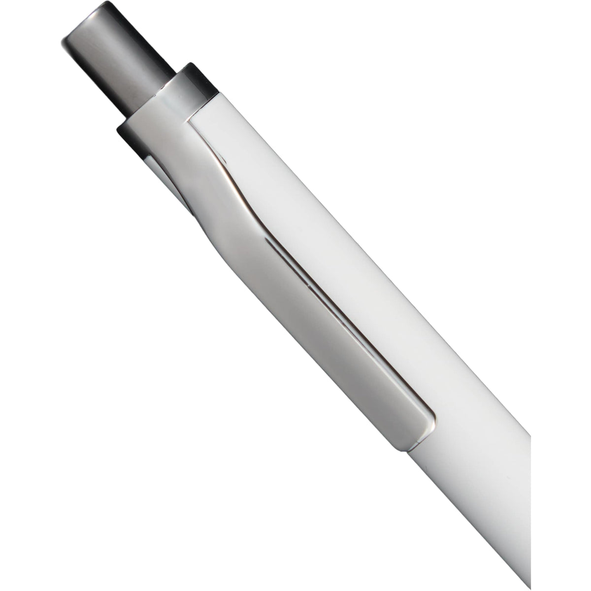 Beau Gel Pen in Recycled Aluminum Laser Engraving - White - Detail 2