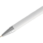 Beau Gel Pen in Recycled Aluminum Laser Engraving - White - Detail