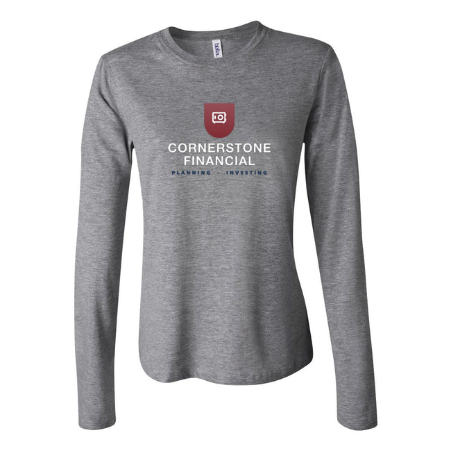BELLA + CANVAS Women's Jersey Long Sleeve Tee Full Color