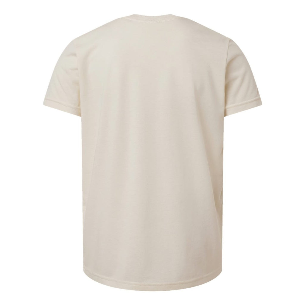 BELLA + CANVAS Youth Triblend Tee - Solid Natural Triblend - Back