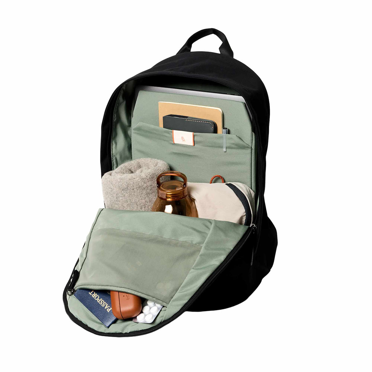 Bellroy Classic Laptop Backpack, 16 Inch Embroidery - Black - Right Angle