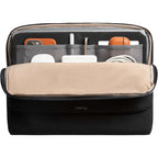Bellroy Laptop Caddy, 16 Inches Embroidery - Black - Front Open