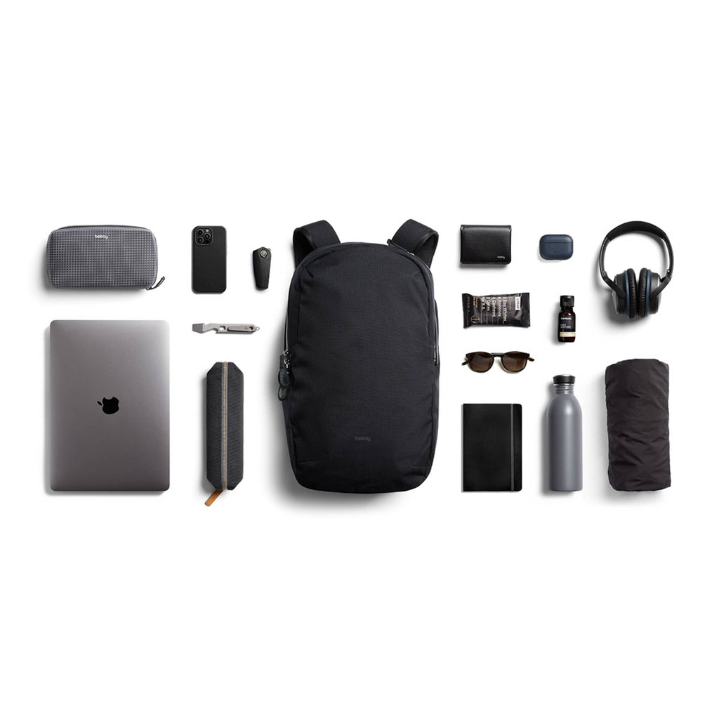 Bellroy Via Laptop Backpack, 16 Inch Transfer - Black - Front Detail