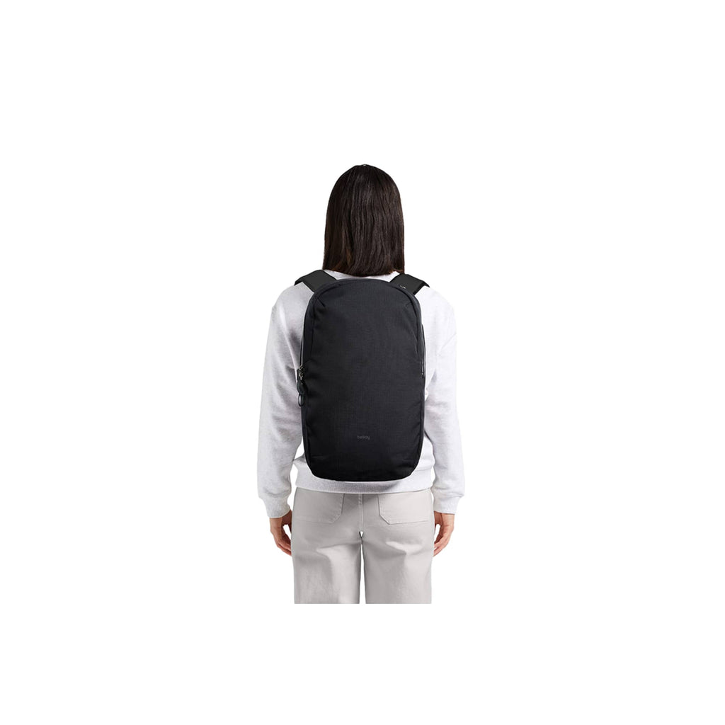 Bellroy Via Laptop Backpack, 16 Inch Transfer - Black - Front On Model 2