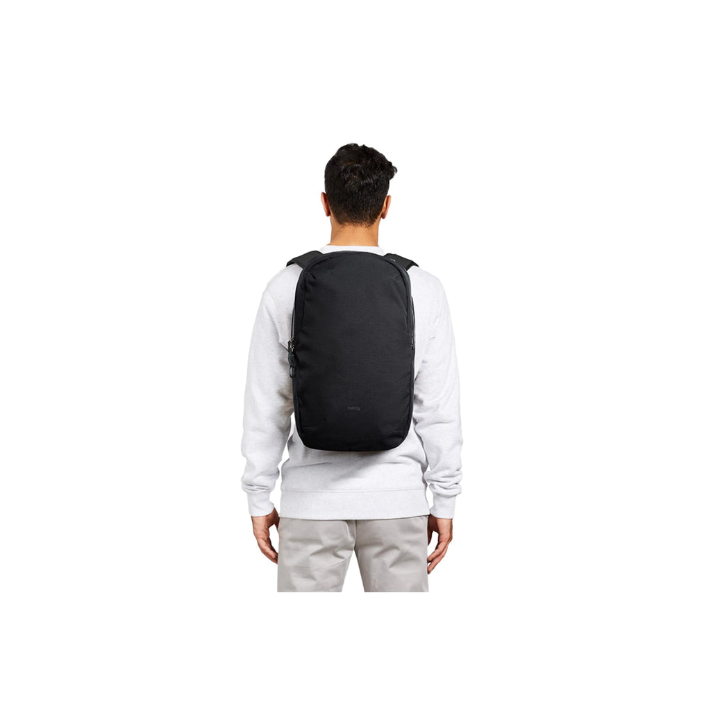 Bellroy Via Laptop Backpack, 16 Inch Transfer - Black - Front On Model