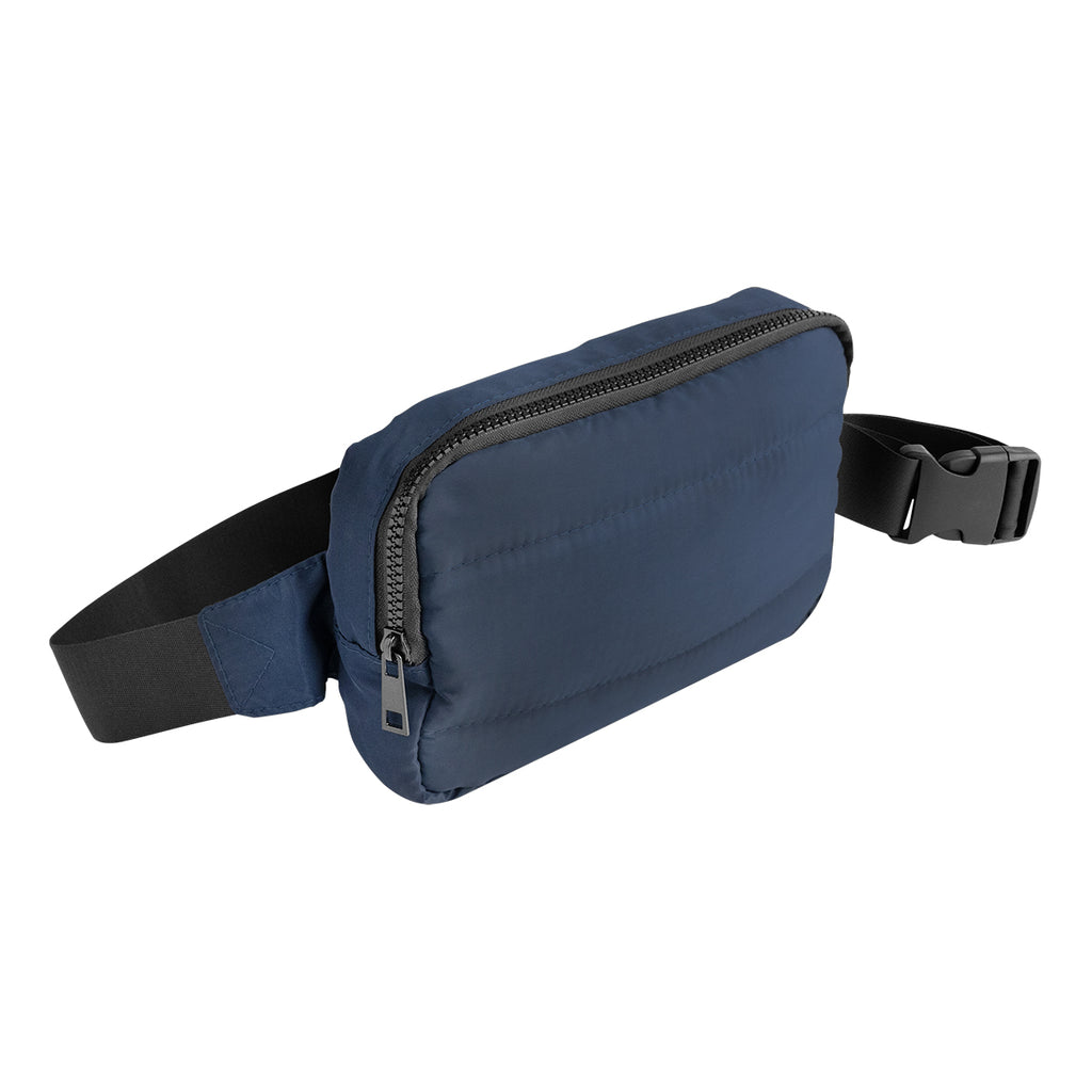 Belt Bag, Puffer - Navy - Angle