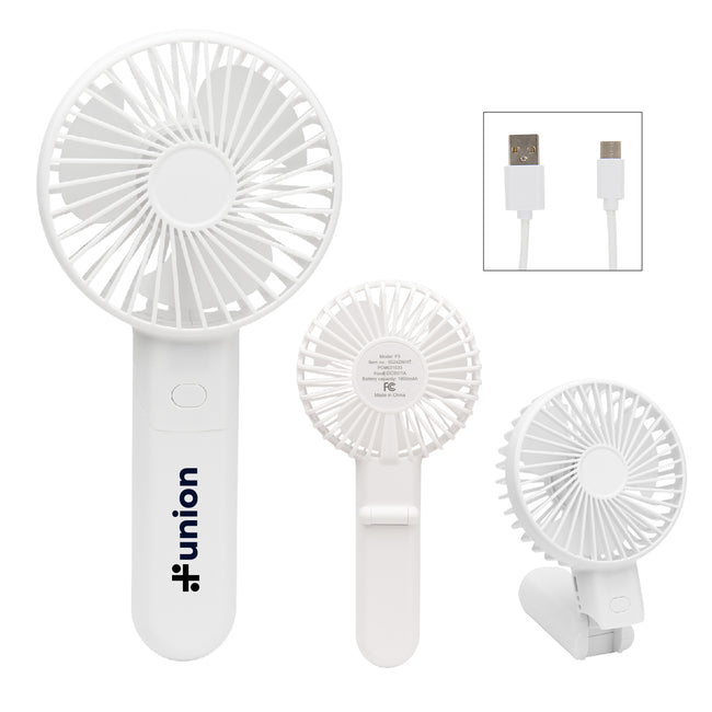 Bend and Snap Rechargeable Fan and Power Bank