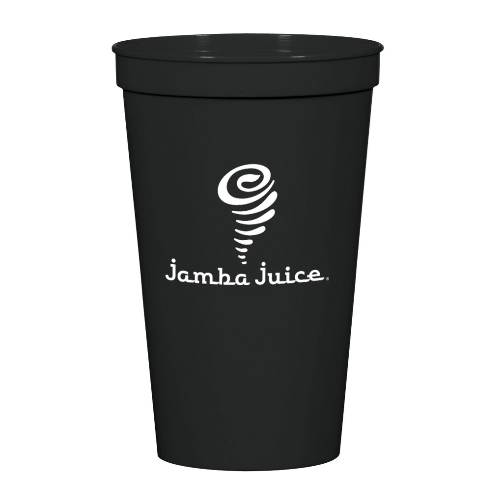 Big Game Stadium Cup, 22 oz - Black - Silk Screen